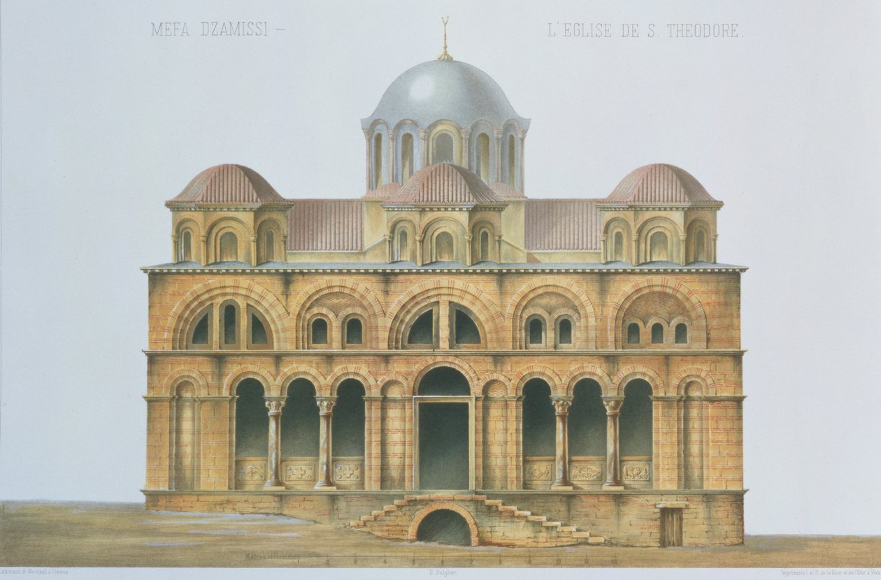 Facade of Mefa Dzamissi, the Church of St. Theodore, from 'Church